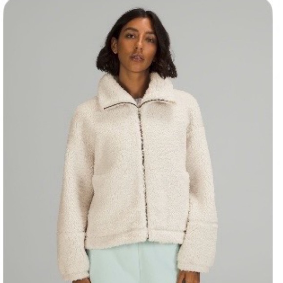Lululemon Cinchable Fleece Zip Up - Picture 1 of 3